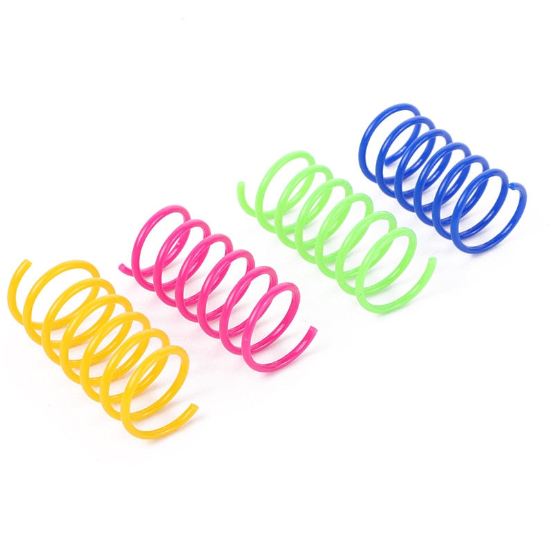 4/8/16/20pcs Kitten/Cat Durable Spring Toy