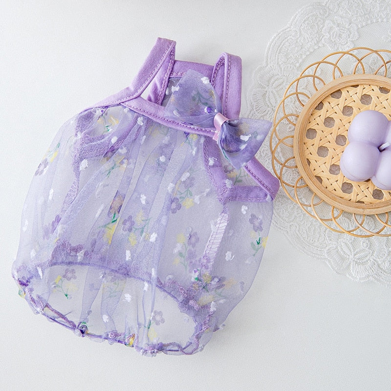 Spring and Summer Floral Dog Clothes