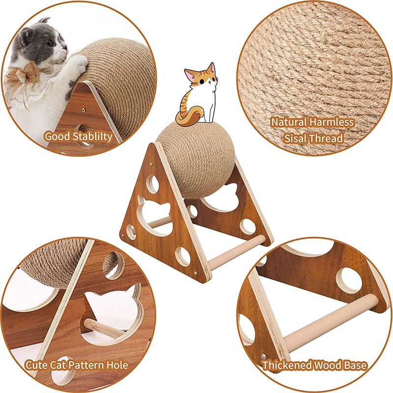 Interactive Cat Scratcher Ball