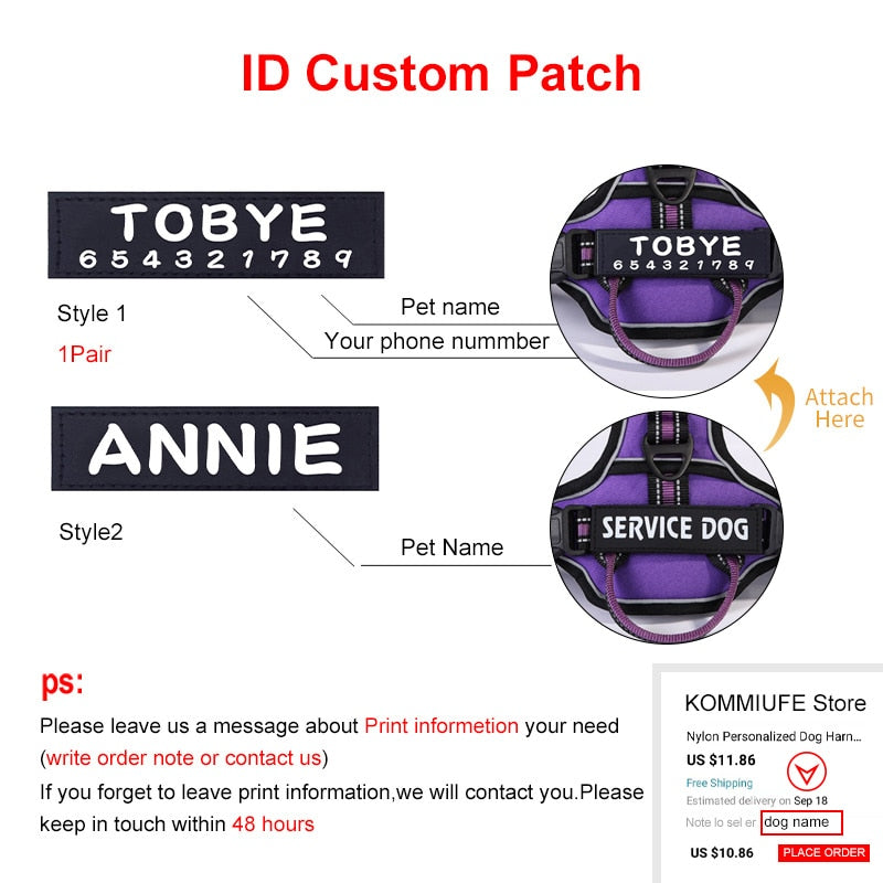 Nylon Adjustable Dog Harness
