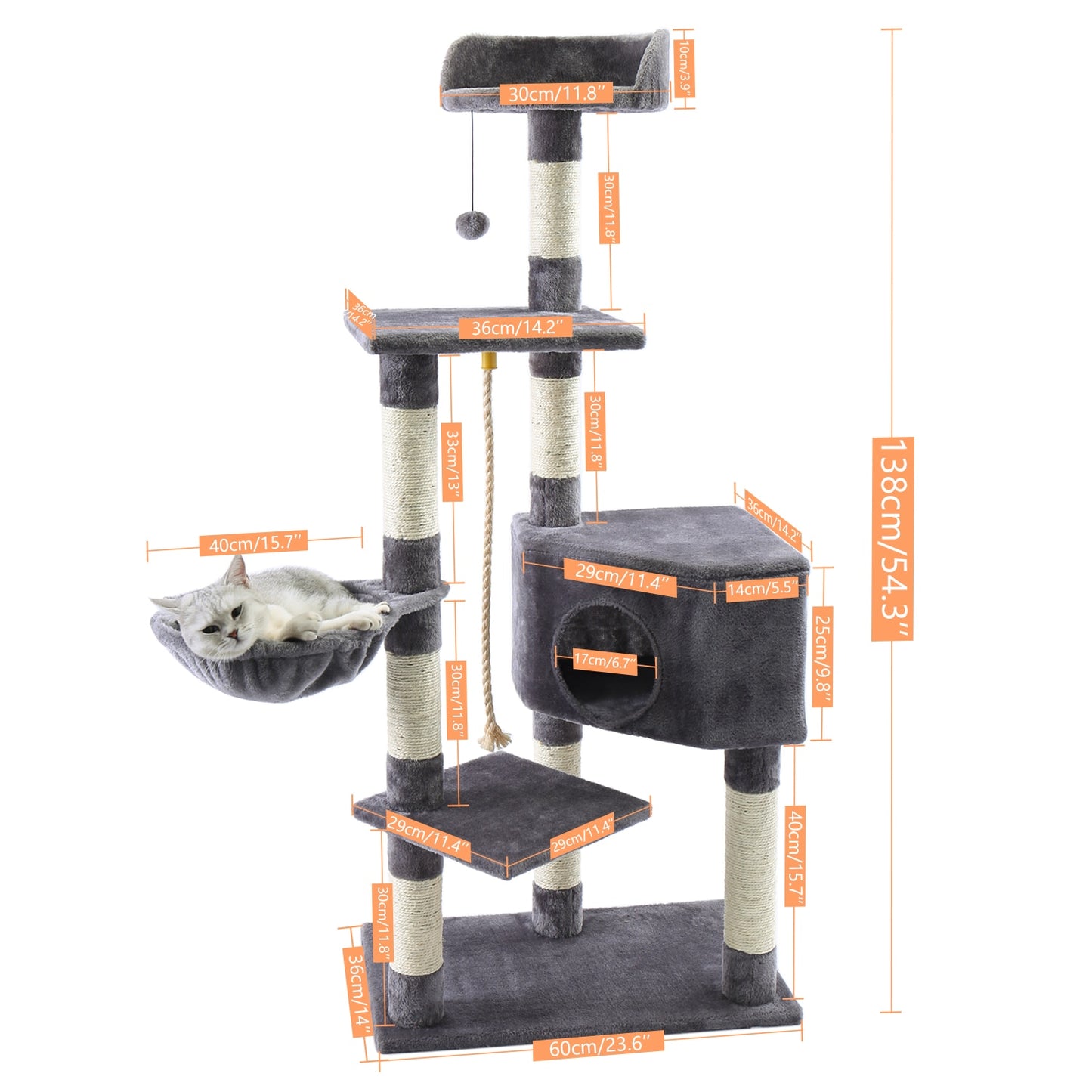 Modern Multi-Level Cat Tree