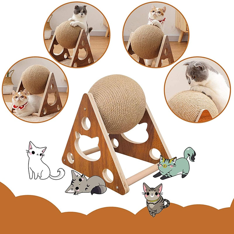 Interactive Cat Scratcher Ball