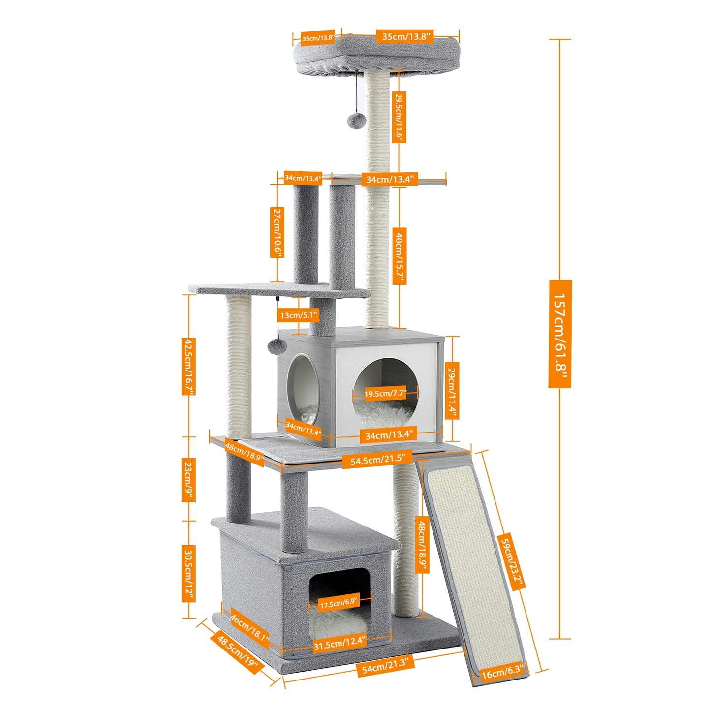 Modern Multi-Level Cat Tree