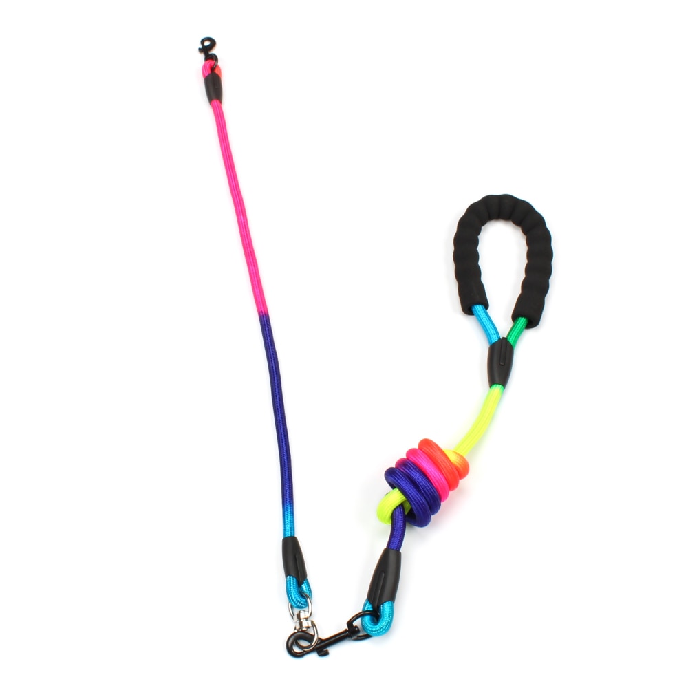 New Rainbow Multi Dog Leash