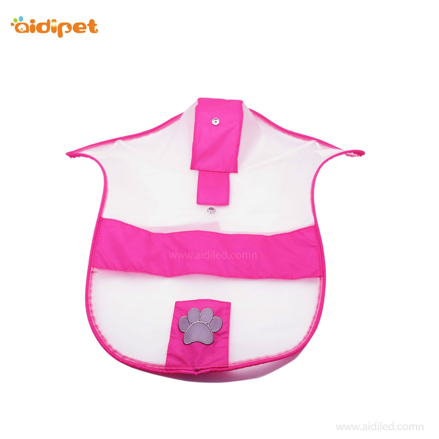 LED Pet Raincoat with Safety Light Strip