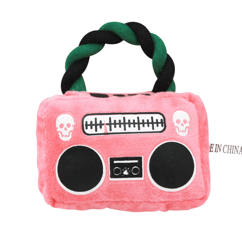 Rope Radio Pet Toy Plush