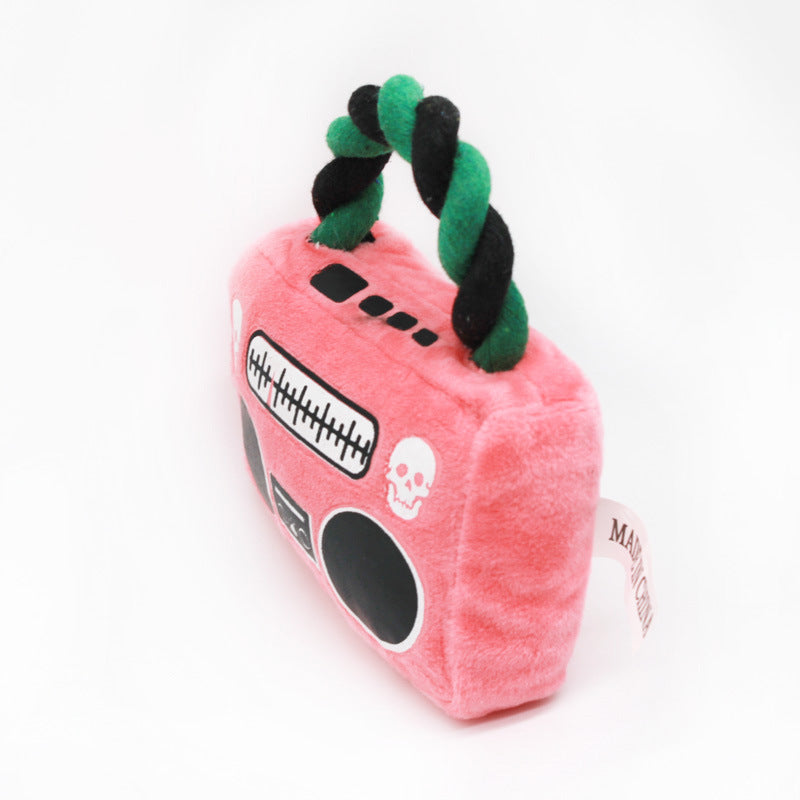 Rope Radio Pet Toy Plush