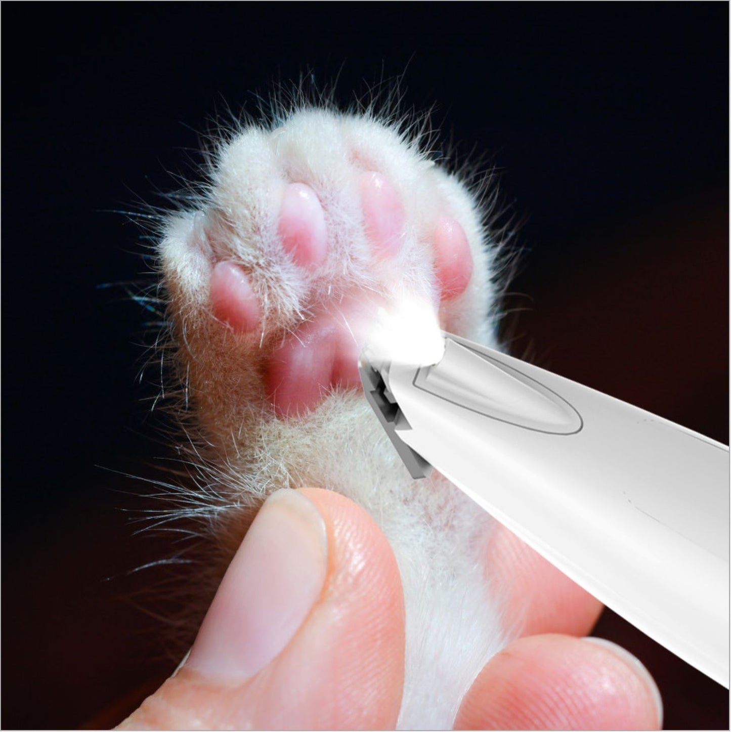 Electric Pet Shaver with LED Light