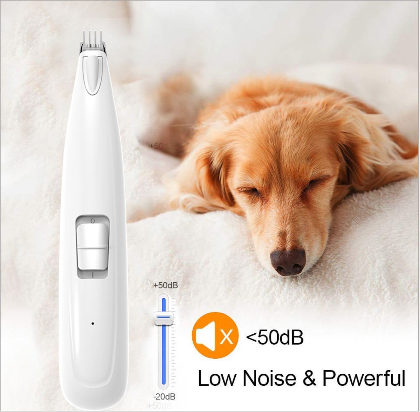 Electric Pet Shaver with LED Light