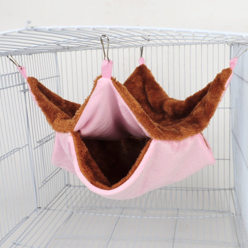 Double-Layer Small Animal Hammock