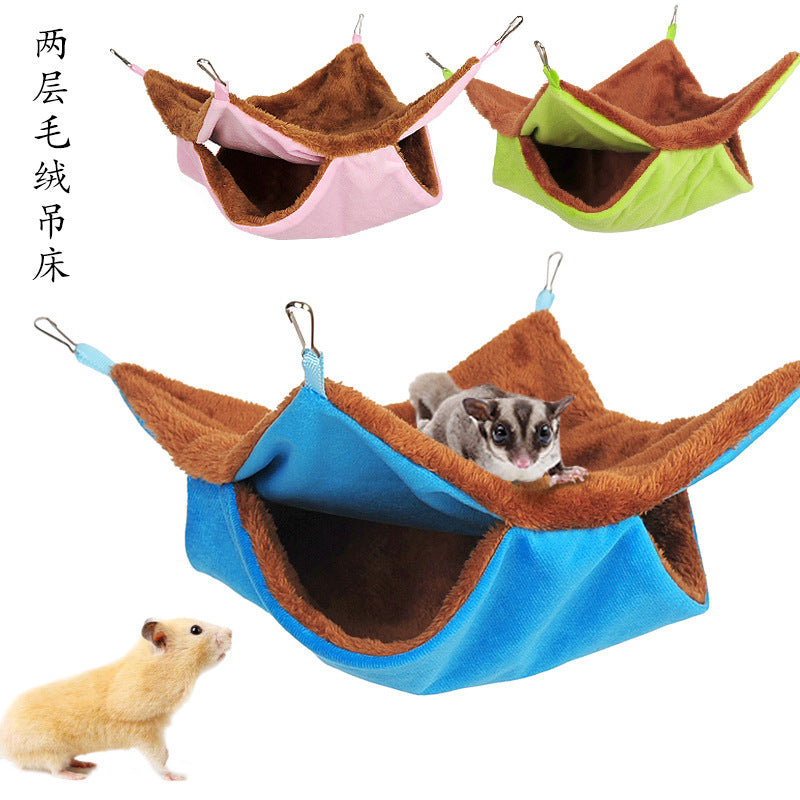 Double-Layer Small Animal Hammock