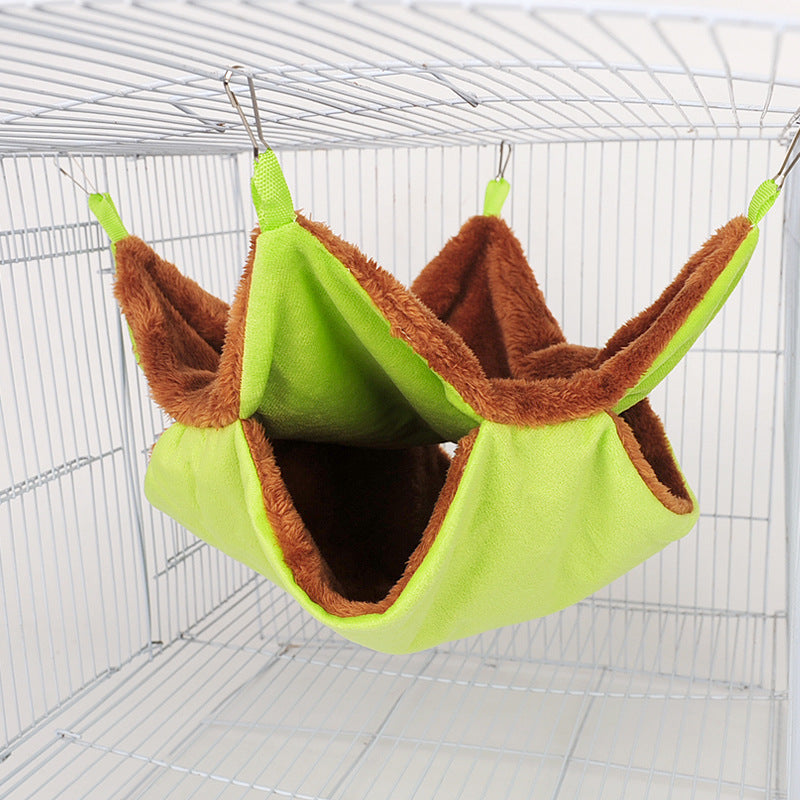 Double-Layer Small Animal Hammock