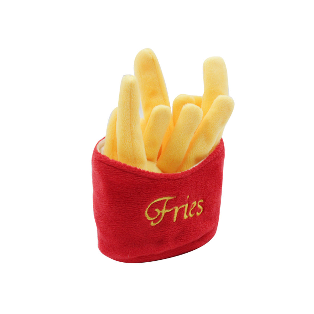 Plush Fast Food Dog Toy