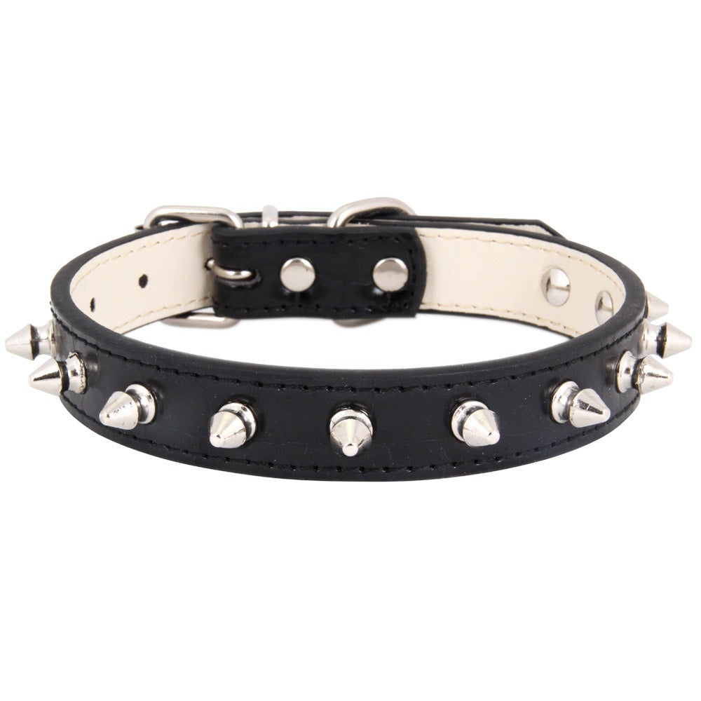 Leather Studded Pet Collar