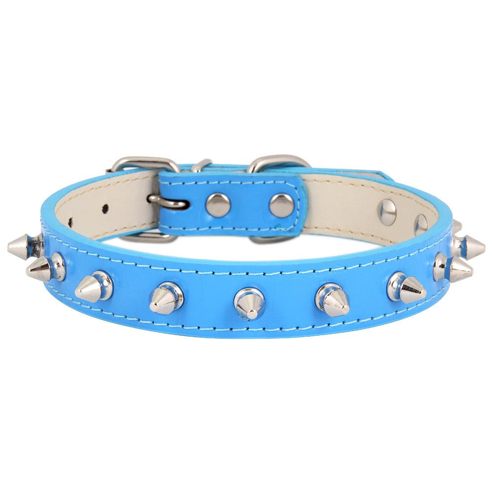 Leather Studded Pet Collar