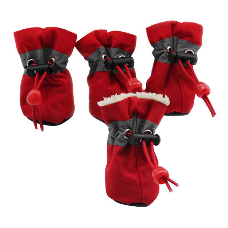 4pcs Antiskid Dog Shoes