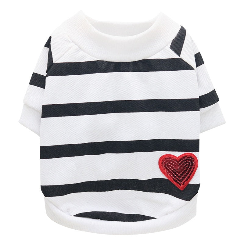 Stylish Striped Dog Shirt