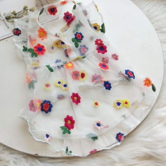 Floral Dog Dress