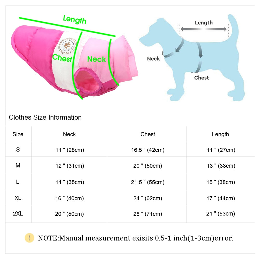 Warm Winter Dog Coat
