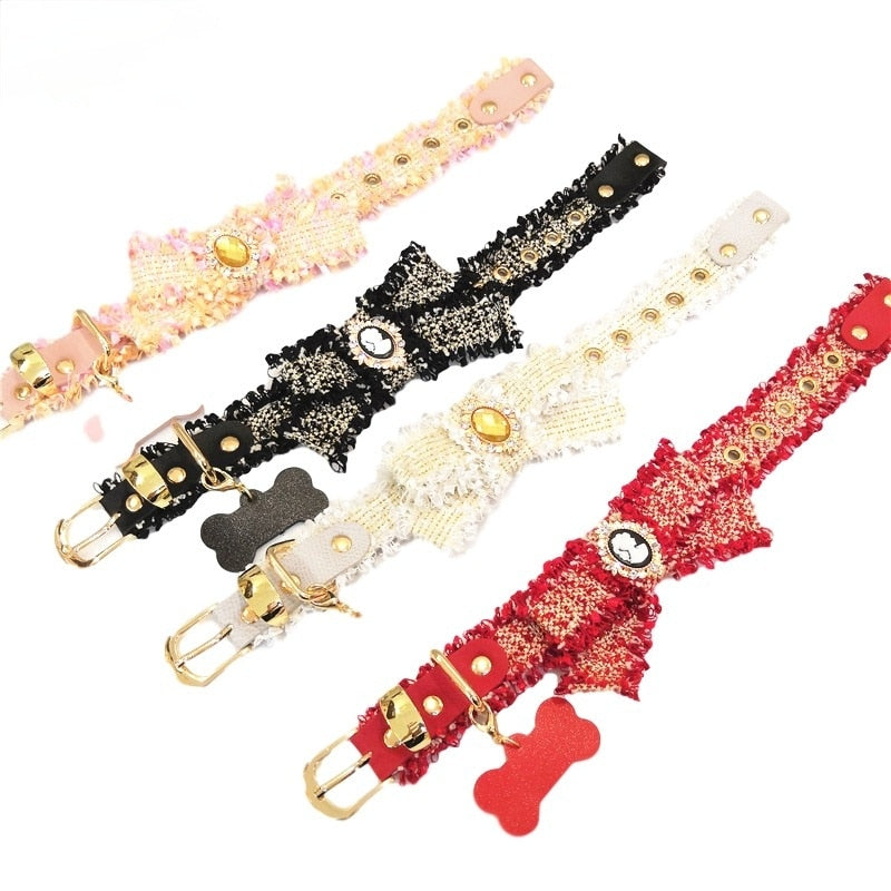 Fashion Pet Collar Bow Knot