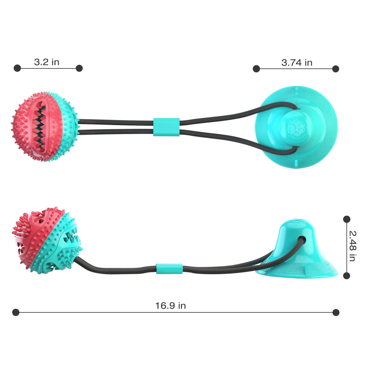 Indestructible Silicone Dog Toy