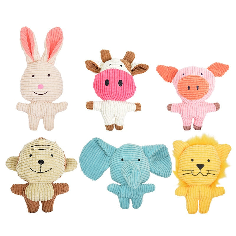 Cute Animal Plush Dog Toy