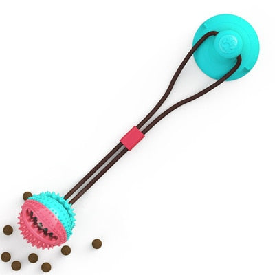 Silicone Suction Cup Tug Interactive Dog Ball