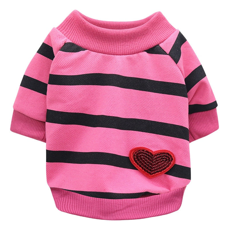 Stylish Striped Dog Shirt