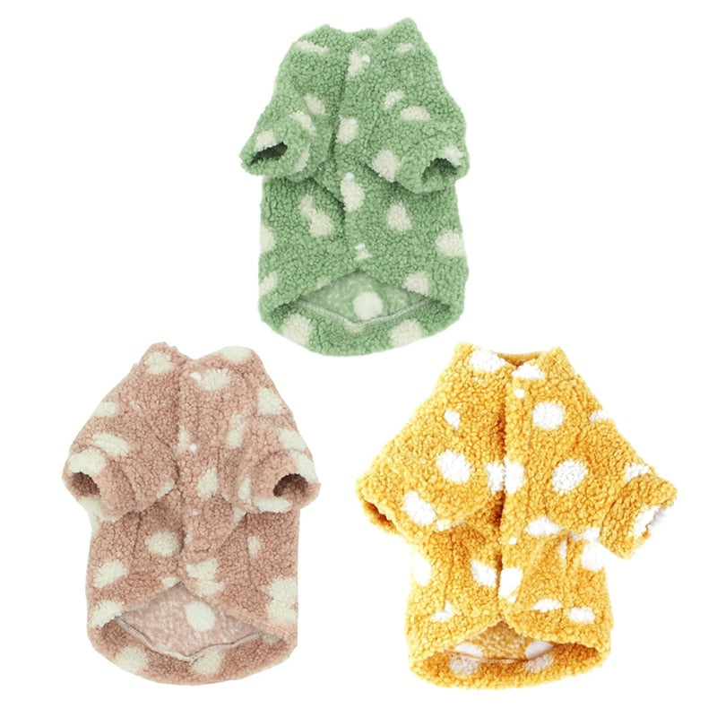 Warm Fleece Dog Coat/ Sweater