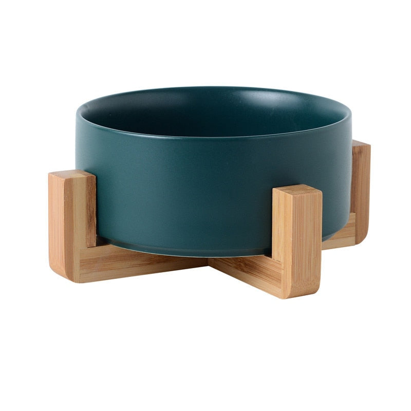 Ceramic Pet Bowl Single/Double w/wo Stand