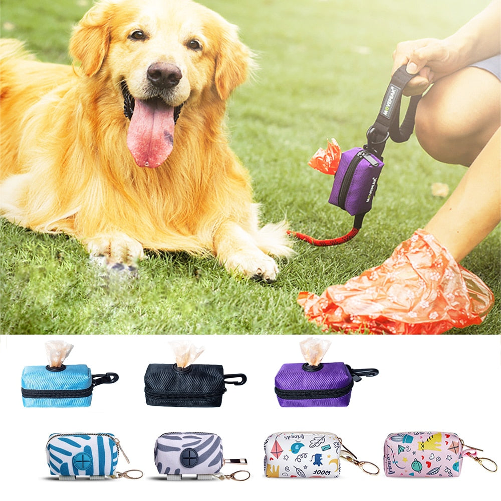 Portable Dog Poop Waste Bag Dispenser Pouch