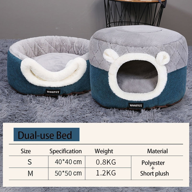 HOOPET Plush Cat Bed/House