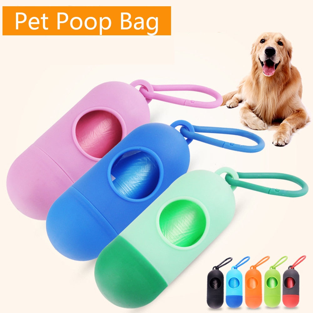 Dog Poop Bag Dispenser + Bags