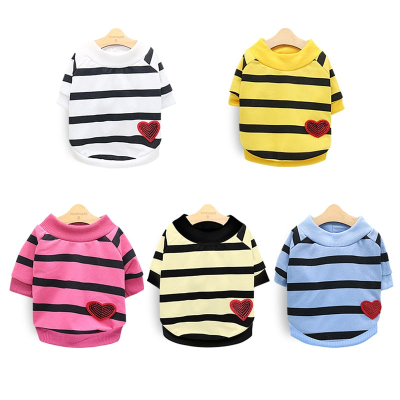 Stylish Striped Dog Shirt