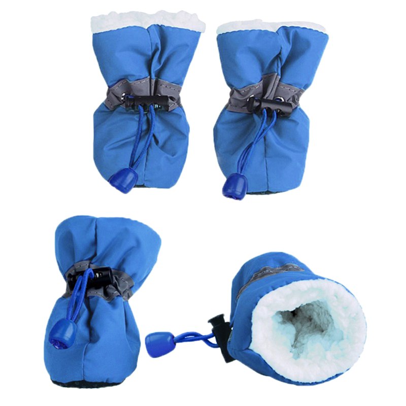 4pcs Antiskid Dog Shoes