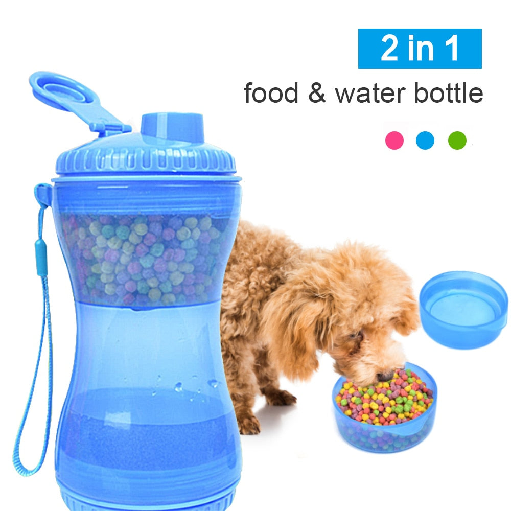 2 in 1 Portable Food/Water Bowl