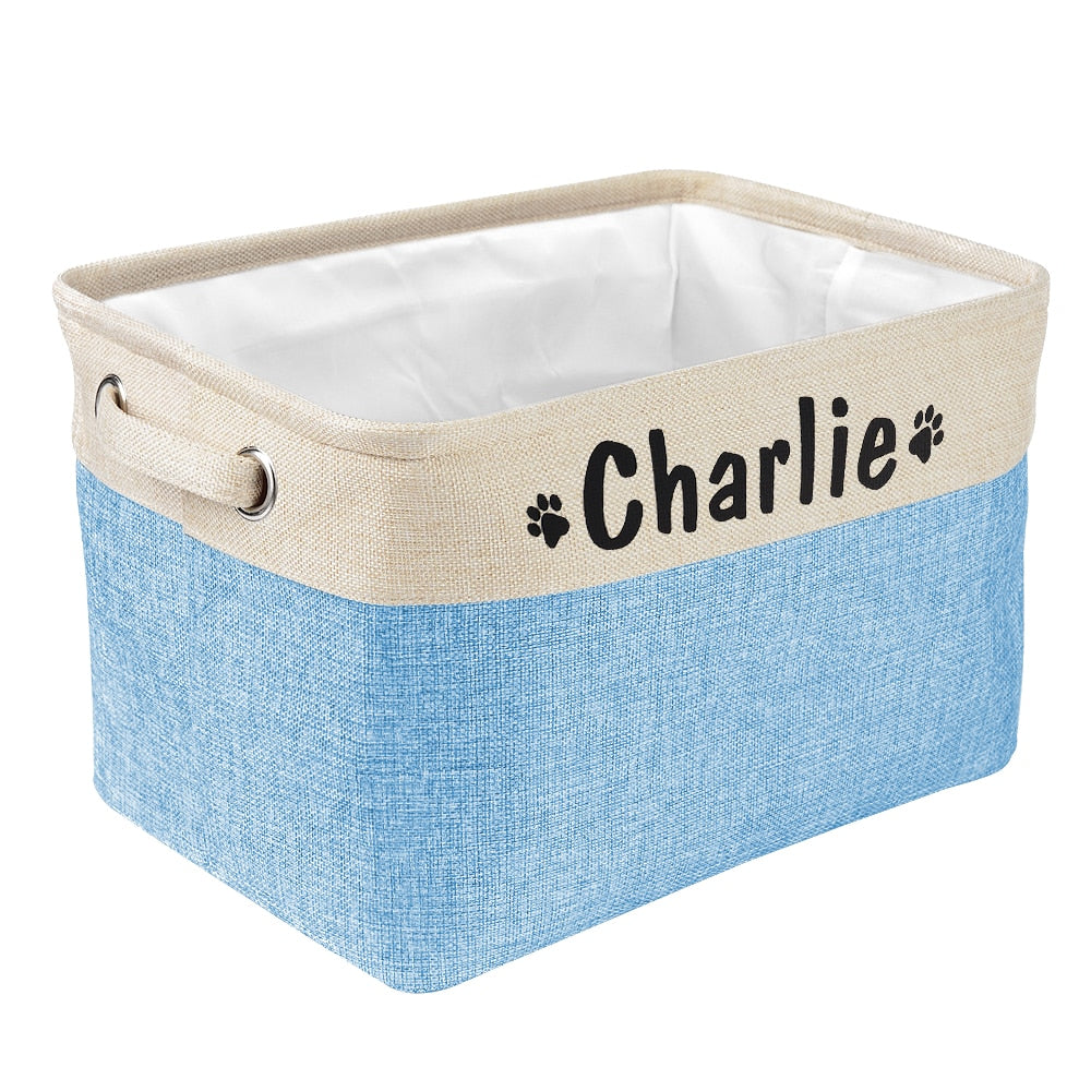 Personalized Pet Storage Basket