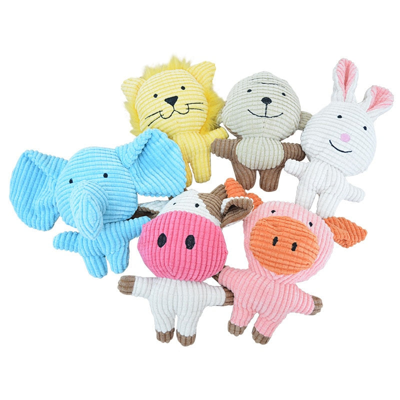 Cute Animal Plush Dog Toy