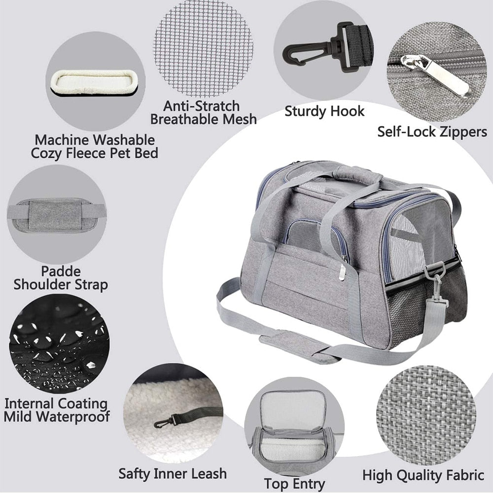 Dog Carrier With Mesh Window