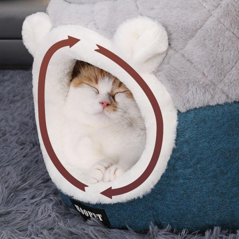 HOOPET Plush Cat Bed/House