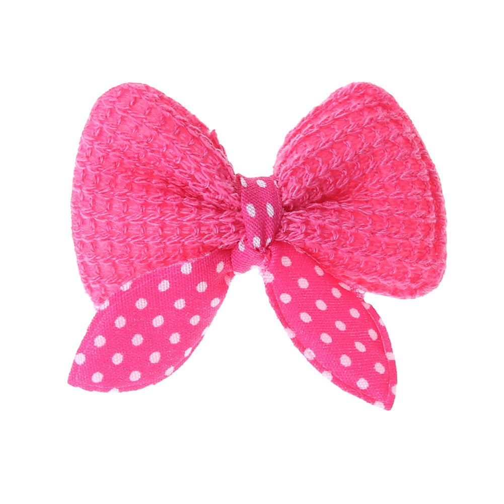 10-30pcs Pet Hair Clip Bow