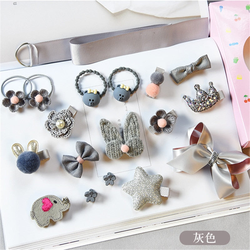 18pc Hair Clip Set For Dog/Cat