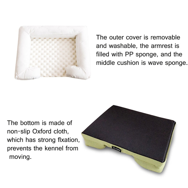 Lounge Sofa Pet Bed  For Small/Medium Dogs