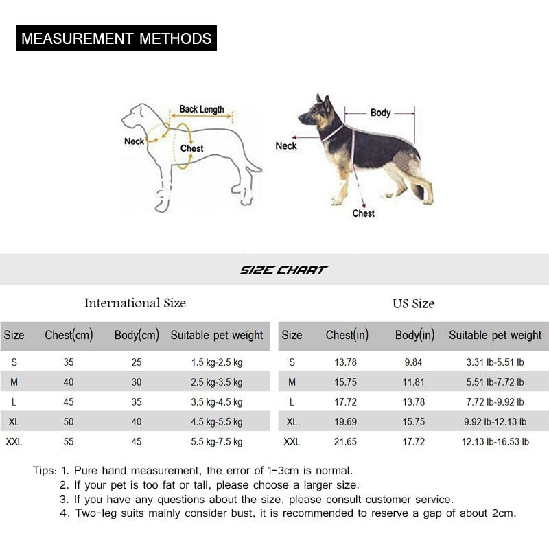 Reflective Solid/Print Dog Rain Coat