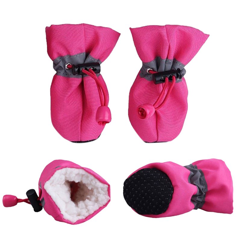 4pcs Antiskid Dog Shoes