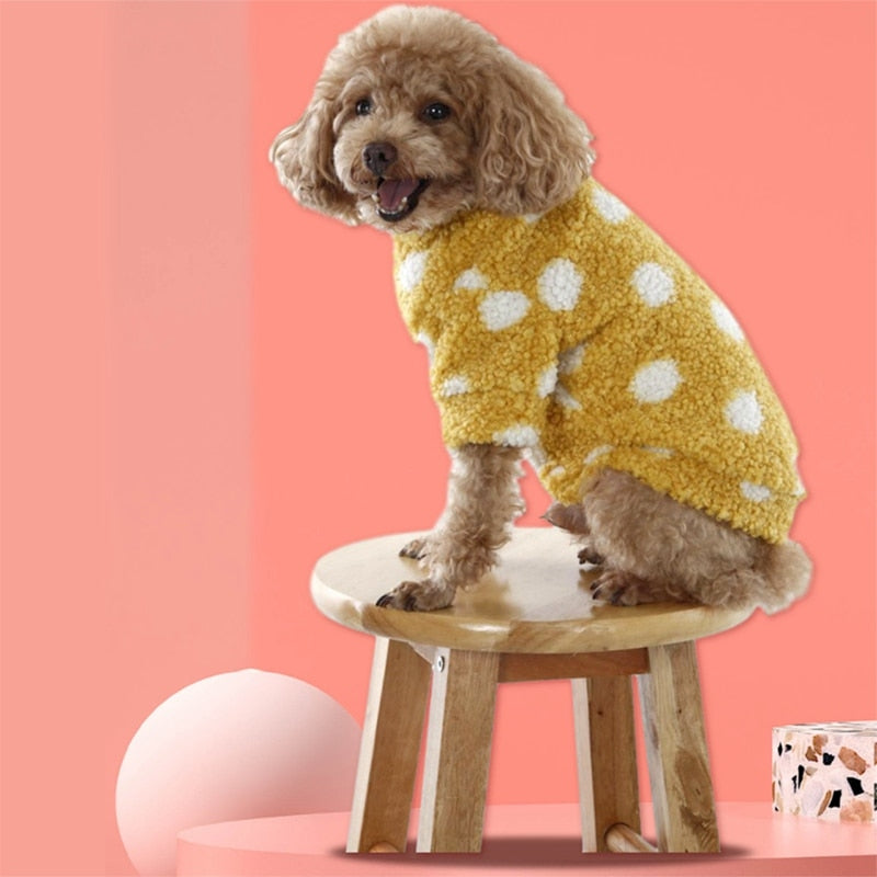 Warm Fleece Dog Coat/ Sweater