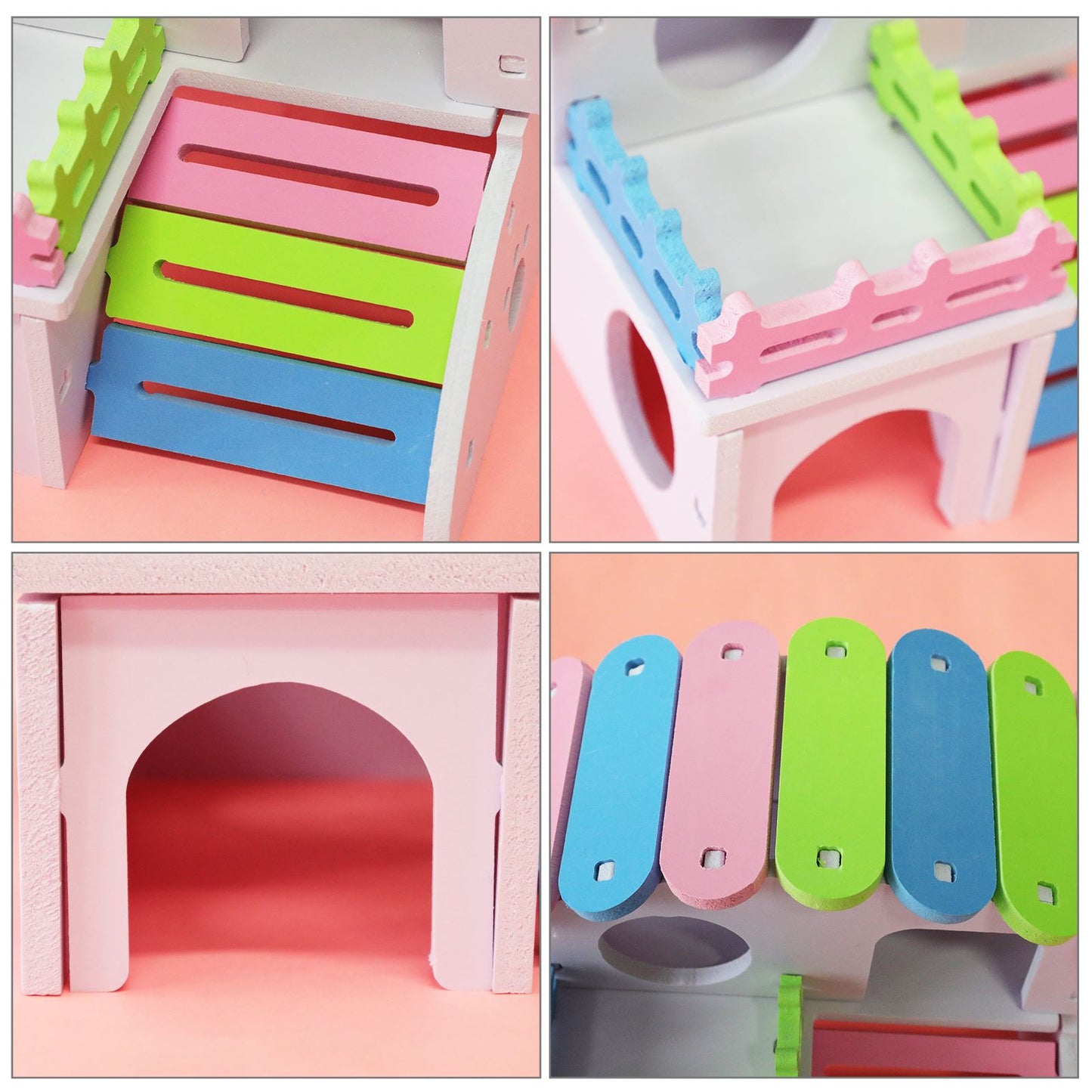 Luxery Wooden Small Animal Home