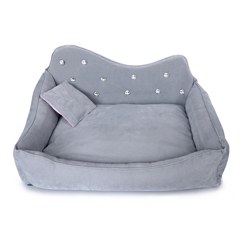 Luxury Rhinestone Pet Bed
