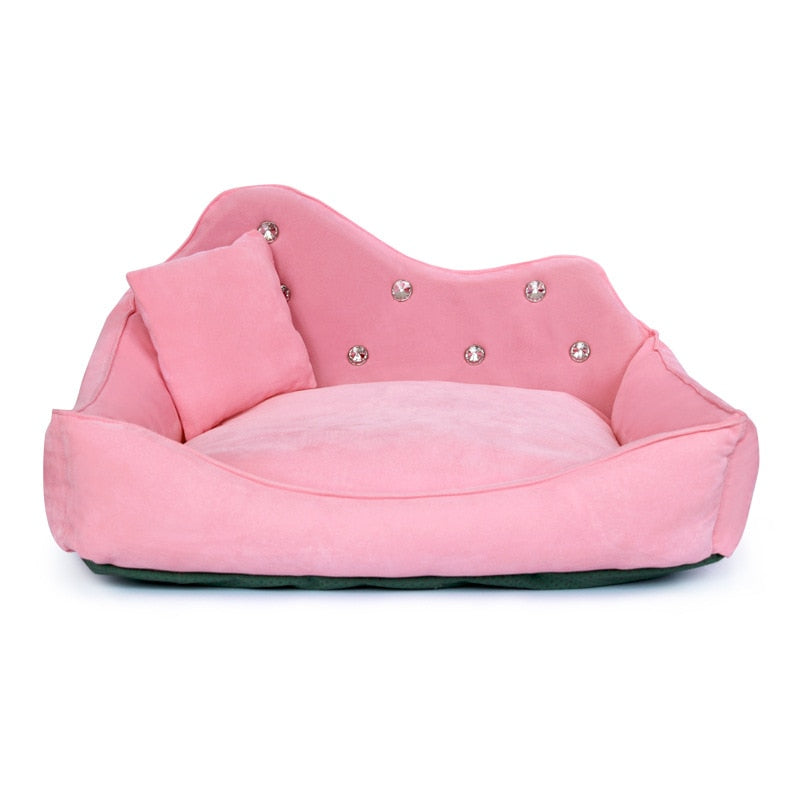 Luxury Rhinestone Pet Bed