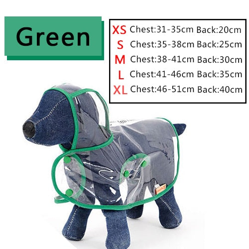 HOOPET Pet Raincoat With Hood